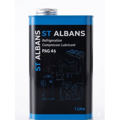 Масло компрессорное для кондиционерных установок PAG 46 1L ST ALBANS Масло компрессорное для кондиционерных установок PAG 46 1L ST ALBANS