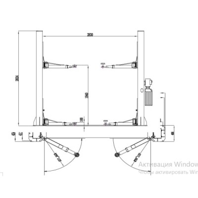 Подъемник двухстоечный ESBerg ESB T4-A Подъемник двухстоечный ESBerg ESB T4-A
