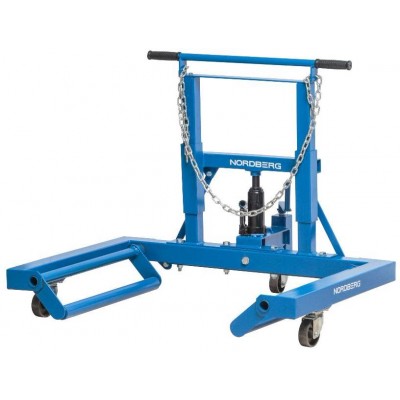 Тележка гидравлическая NORDBERG для снятия/установки колёс (г/п 680 кг) Тележка гидравлическая NORDBERG для снятия/установки колёс (г/п 680 кг)