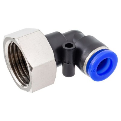 Фитинг угловой для пластиковых трубок 8 мм-внутренняя резьба 1/2'' Forsage Фитинг угловой для пластиковых трубок 8 мм-внутренняя резьба 1/2'' Forsage