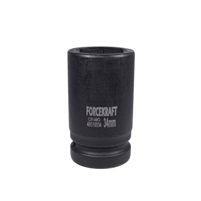 Головка ударная глубокая 34 мм 1" 6-гр. ForceKraft Головка ударная глубокая 34 мм 1" 6-гр. ForceKraft