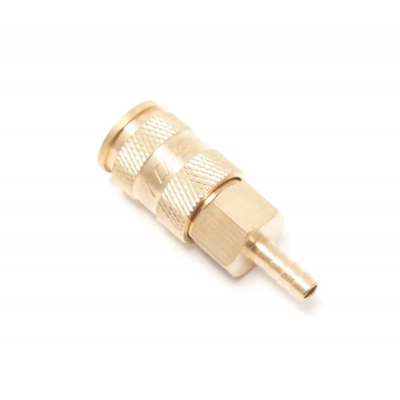 Быстроразъем пневматический с клапаном, "мама"-"елочка" 6 мм, латунь Forsage Быстроразъем пневматический с клапаном, "мама"-"елочка" 6 мм, латунь Forsage
