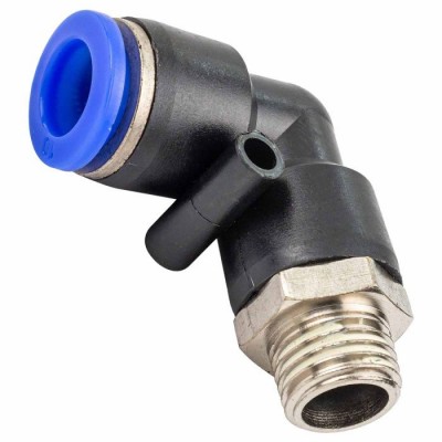 Фитинг угловой для пластиковых трубок 10 мм-наружная резьба 1/4'' Forsage Фитинг угловой для пластиковых трубок 10 мм-наружная резьба 1/4'' Forsage