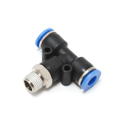 Фитинг Т-образный для пластиковых трубок 10 мм-наружная резьба 1/2'' RockForce Фитинг Т-образный для пластиковых трубок 10 мм-наружная резьба 1/2'' RockForce