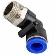 Фитинг угловой для пластиковых трубок 12 мм-наружная резьба 1/2'' Forsage