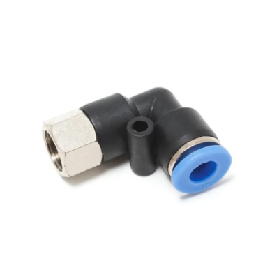 Фитинг угловой для пластиковых трубок 12 мм-внутренняя резьба 1/2'' RockForce Фитинг угловой для пластиковых трубок 12 мм-внутренняя резьба 1/2'' RockForce