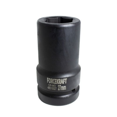 Головка ударная глубокая 27 мм 1" 6-гр. ForceKraft Головка ударная глубокая 27 мм 1" 6-гр. ForceKraft