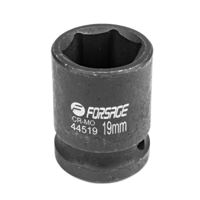 Головка ударная 19мм 1/2" 6-гр. Forsage Головка ударная 19мм 1/2" 6-гр. Forsage