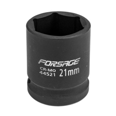 Головка ударная 21мм 1/2" 6-гр. Forsage Головка ударная 21мм 1/2" 6-гр. Forsage