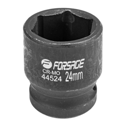 Головка ударная 24мм 1/2" 6-гр. Forsage Головка ударная 24мм 1/2" 6-гр. Forsage