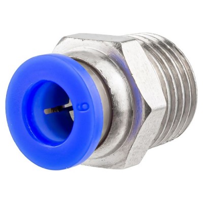 Фитинг для пластиковых трубок 6 мм-наружная резьба 3/8'' Forsage Фитинг для пластиковых трубок 6 мм-наружная резьба 3/8'' Forsage