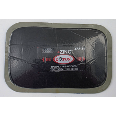 Пластырь радиальный ZRP-21 90х135 мм 2 слоя корда (упак. 10 шт) LOTUS Пластырь радиальный ZRP-21 90х135 мм 2 слоя корда (упак. 10 шт) LOTUS