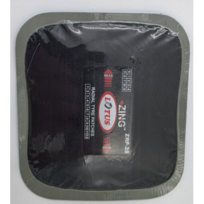 Пластырь радиальный ZRP-28 105х120 мм 2 слоя корда (упак. 10 шт) LOTUS Пластырь радиальный ZRP-28 105х120 мм 2 слоя корда (упак. 10 шт) LOTUS