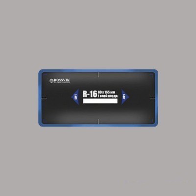 Пластырь R-16 80х165мм 1 слой корда (упак.10 шт) ROSSVIK Пластырь R-16 80х165мм 1 слой корда (упак.10 шт) ROSSVIK