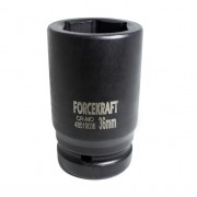 Головка ударная глубокая 36 мм 1" 6-гр.  ForceKraft 