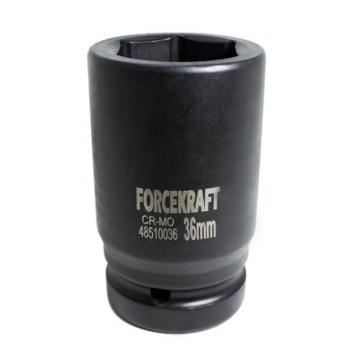 Головка ударная глубокая 36 мм 1" 6-гр. ForceKraft Головка ударная глубокая 36 мм 1" 6-гр. ForceKraft