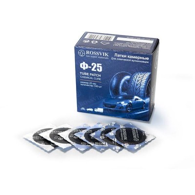 ЛАТКИ КРУГЛЫЕ Ф25, 100 ШТ. КОРОБКА Rossvik ЛАТКИ КРУГЛЫЕ Ф25, 100 ШТ. КОРОБКА Rossvik