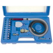 ПНЕВМОБОРМАШИНКА С ЦАНГОВЫМ ЗАЖИМОМ С КОМПЛЕКТОМ НАСАДОК ROTAKE RT-1211K2