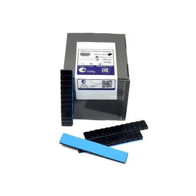 Самоклеящийся (адгезивный) груз короткий с доп.кромкой ESBerg ESBTPALU-FE1B черный 60 г (12 х 5 г) (B) (100 шт/уп) Самоклеящийся (адгезивный) груз короткий с доп.кромкой ESBerg ESBTPALU-FE1B черный 60 г (12 х 5 г) (B) (100 шт/уп)