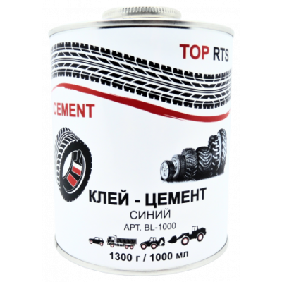 Клей-цемент «TOP RTS CEMENT», синий, 1000мл, BL-1000 Клей-цемент «TOP RTS CEMENT», синий, 1000мл, BL-1000