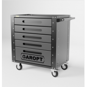 Gt5.grey Тележка инструментальная Garopt 5 ящиков СЕРАЯ, Серия "Low-cost"