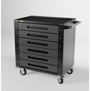 Gt6.grey Тележка инструментальная Garopt 6 ящиков СЕРАЯ, Серия "Low-cost"