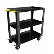 gt3.grey Инструментальная тележка GAROPT, три полки, cерия "No boxes", Серая